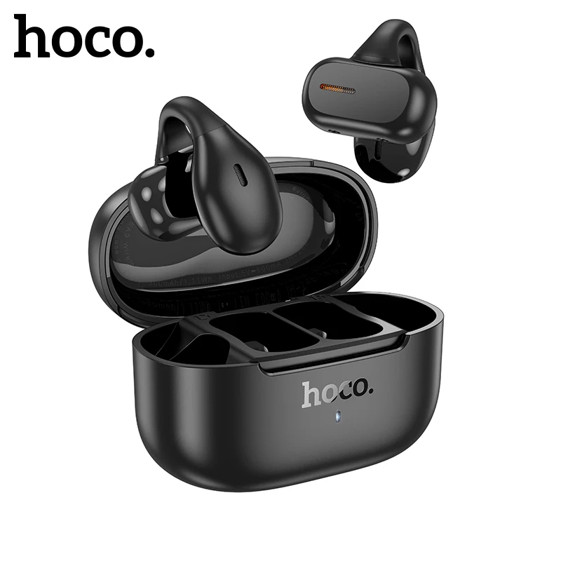 HOCO EA9 Wireless Bluetooth 5.4 Earphones Ear Clip Music Sports Mic Earbuds Longtime Standby HiFi Audio Stereo Open Ear Headset