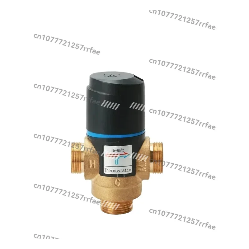 

mezcladora termostática 3 vías DN15/20/25 rosca macho de latón para calentador agua Solar accesorio