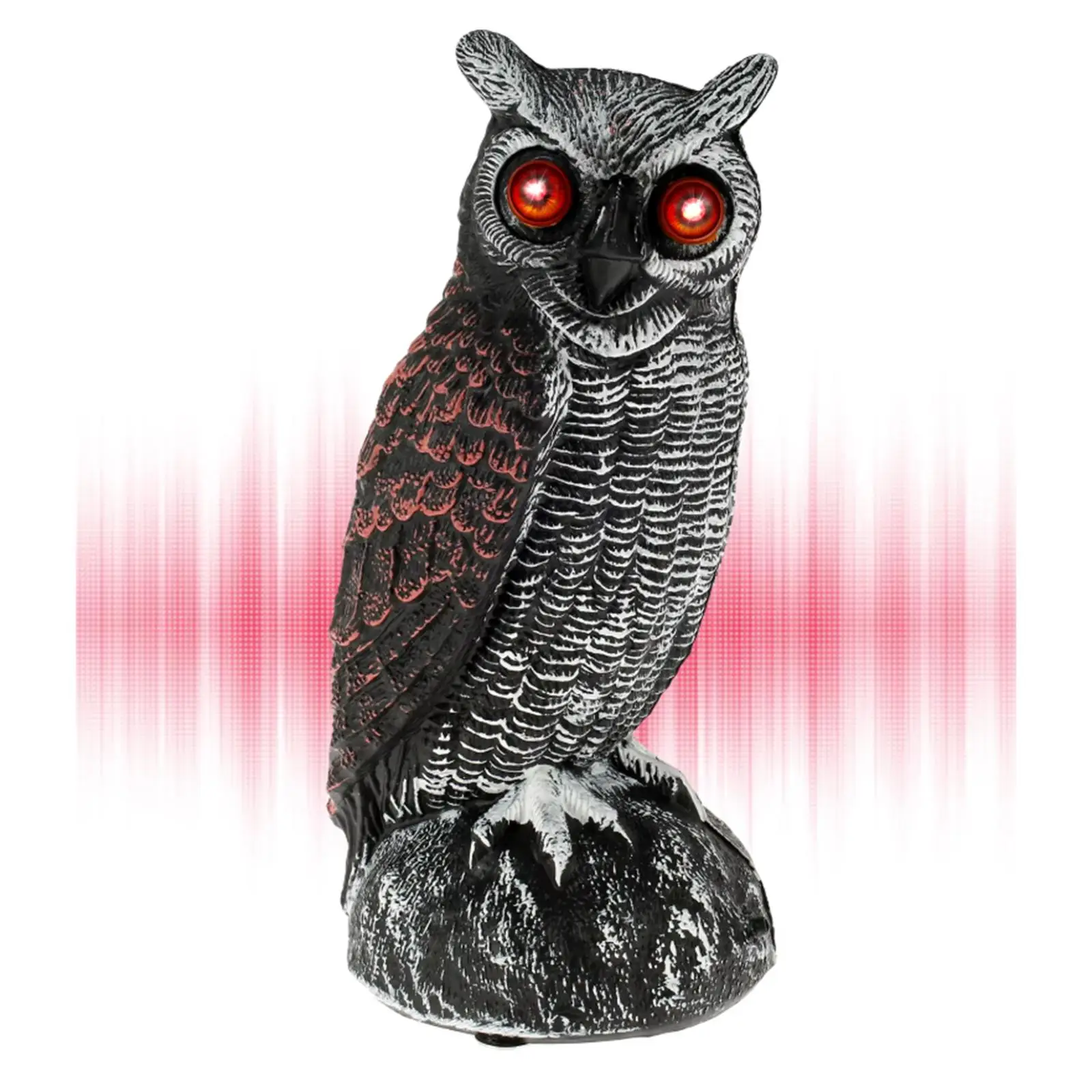 Fake Owl Decoys to Scare Birds Away Simulated Garden Decor, Decorative, Ornament Bird Scarers, Bird Deterrent for Patio, Outdoor