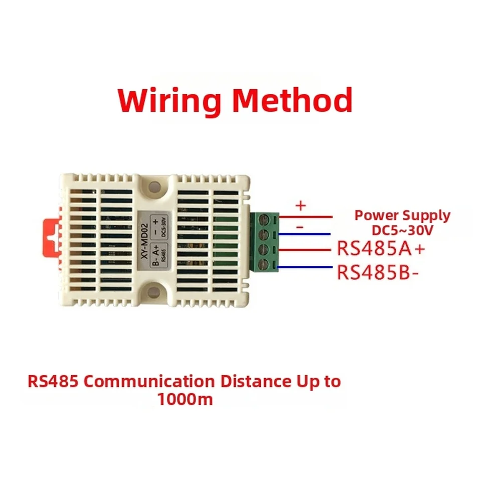 SHT20 Temperature Humidity Sensor RS485 For Modbus For Rtu High Accuracy Industrial Monitoring Probe For Automation Control