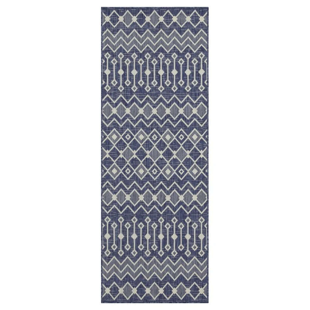 

Sunshine GC_HAR2019 Blue 2 ft. 7 in. x 7 ft. 3 in. Indoor/Outdoor Area Rug