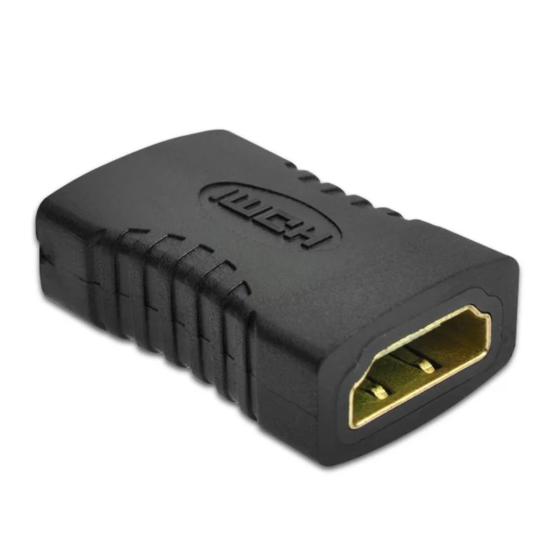5pcs ‌Black HDMI Female to Female Pass-Through Adapter Connector Extender HDMI Converter for LCD minitor PC