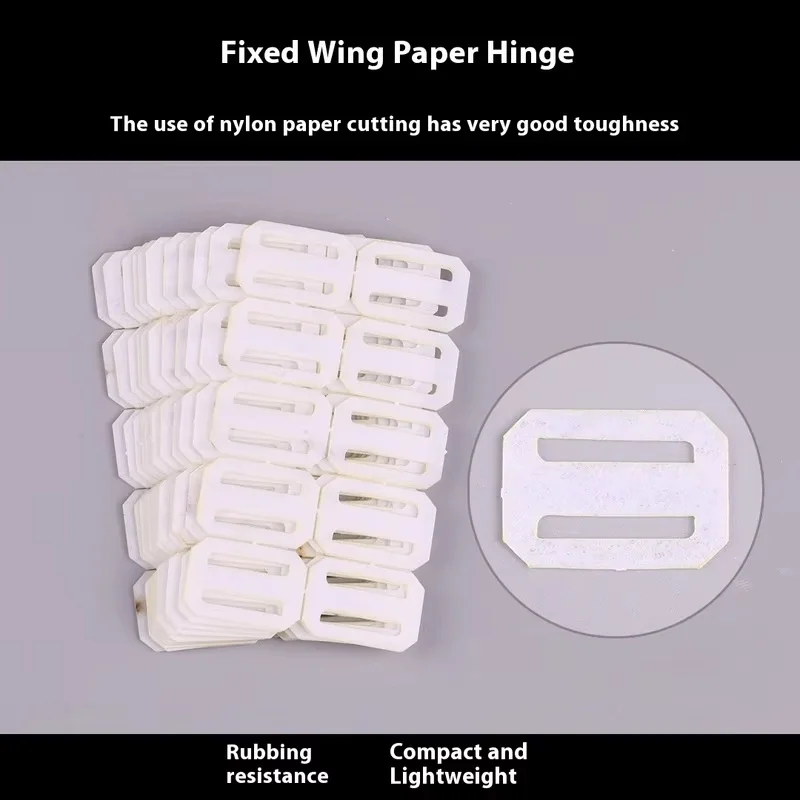 20pcs/10pcs Diy Fixed Wing Rc Aircraft Model Rudder Paper Hinge Hinge Folding Leaf Aileron Tail Wing Connector Kt Foam Balsa