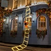 1.5/3M Christmas Decoration LED Santa Claus Climbing Ladder Light USB Plug 8 Flashing Modes Suitable Home Xmas Tree Wall Window 1