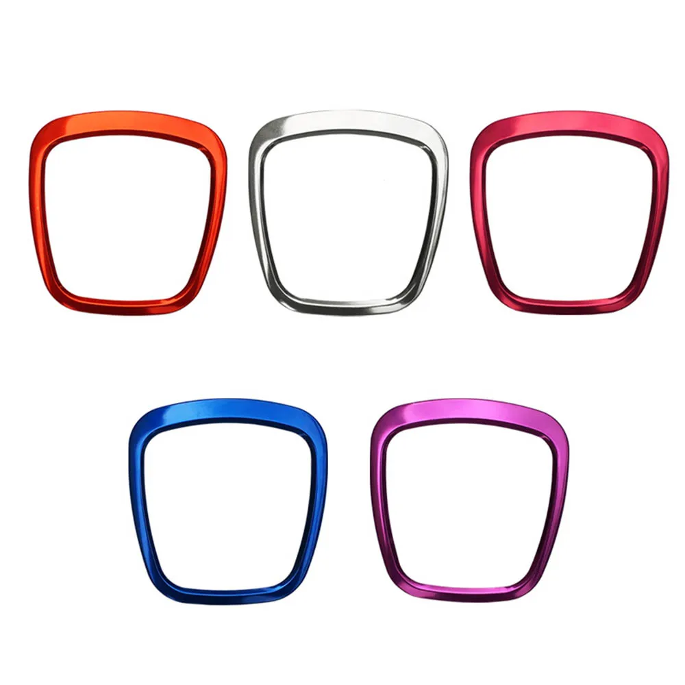 Car Steering Wheel Ring Sticker Frame Metal Cover Interior Decor Auto Accessories For Audi A3 8P S3 A4 B6 B7 B8 A5 A6 C6 Q5 Q7 image 2