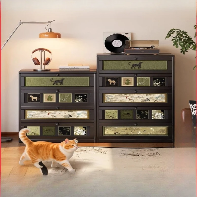 

Bedroom Bedside Locker Living Room Vintage Storage Drawer Cabinet