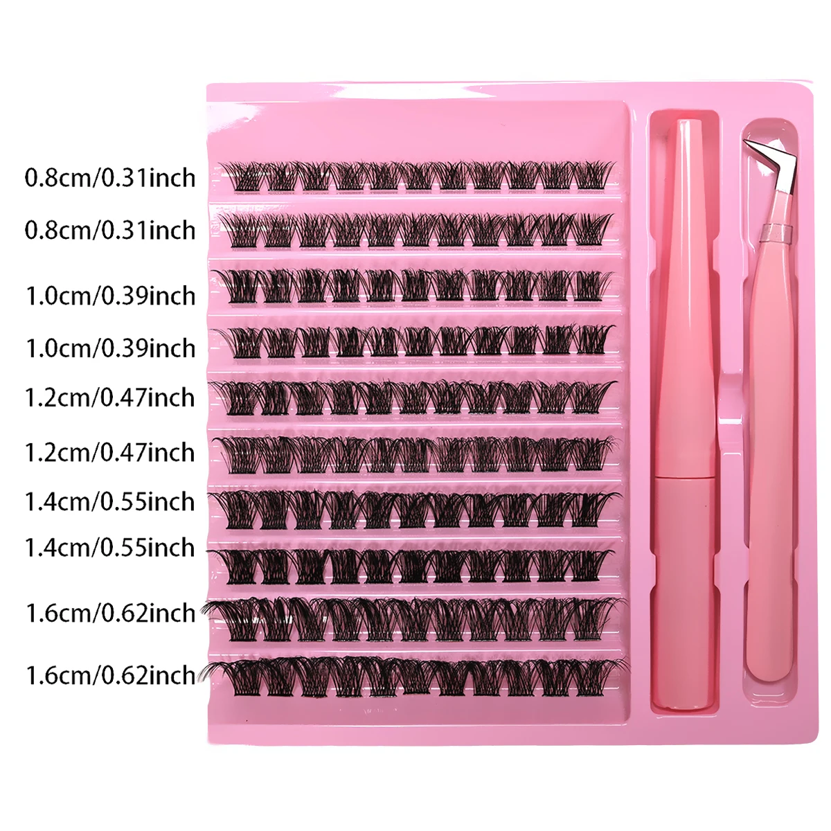 ชุดต่อขนตา DIY 10 แถว พร้อมกาว - Eyelash Extension Home Service บทวิจารณ์และราคา
