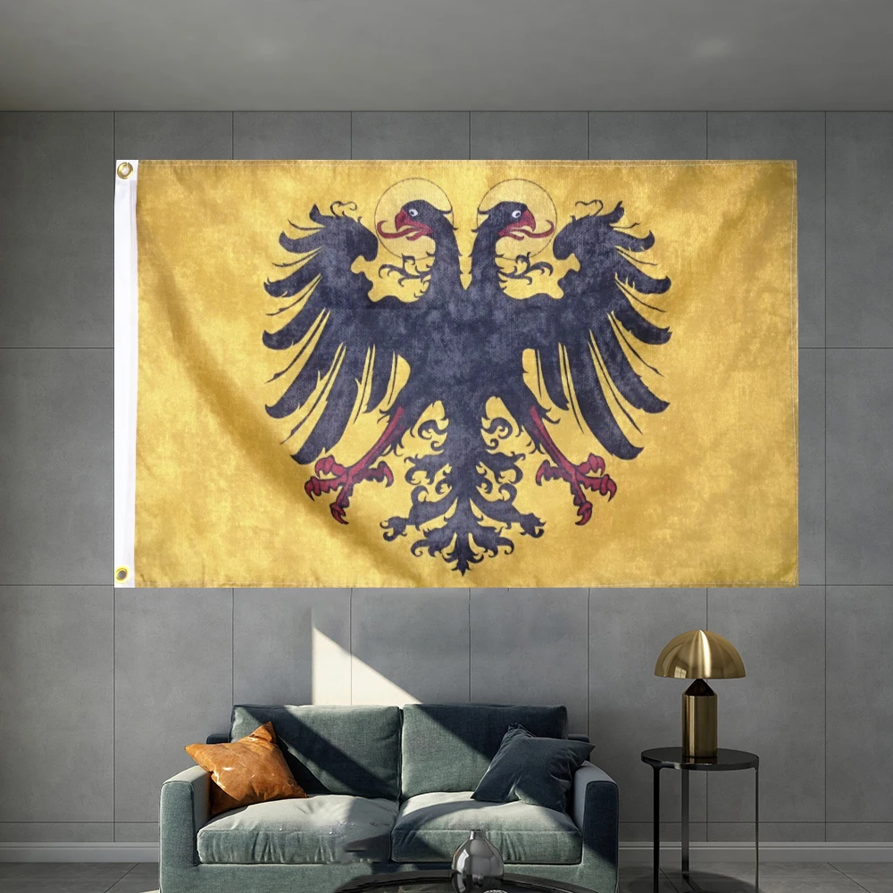 Holy Roman Empire 1433-1806 Antiguo Do The Old Flag Gráfico Personalizado Impreso Colgante Banner Eje Cubierta Ojales 3X5FT 90X150CM