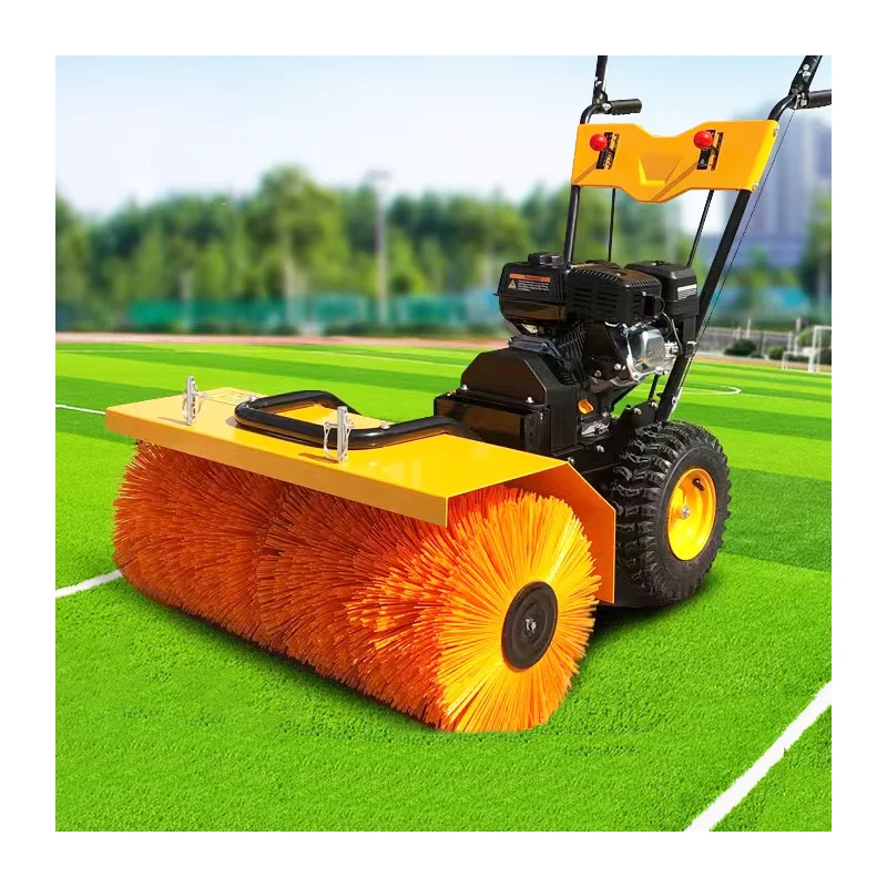 Artificial grass brushing machine for football field brush tools