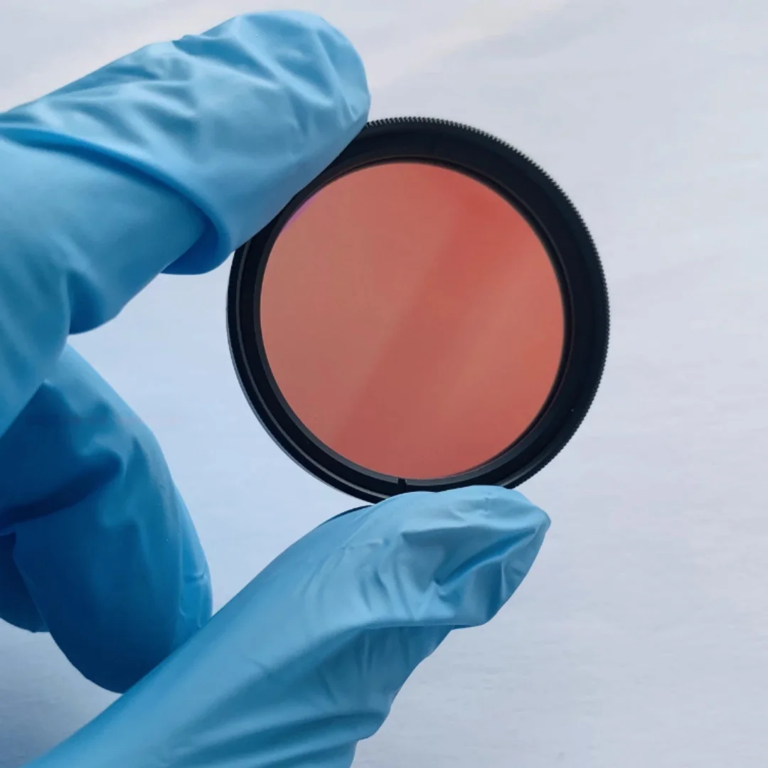 650nm Red Light Projection Passes Through Narrowband Filter NBP650-40K for Industrial Camera Microscope 25 27 30.5 37 40.5 43 mm