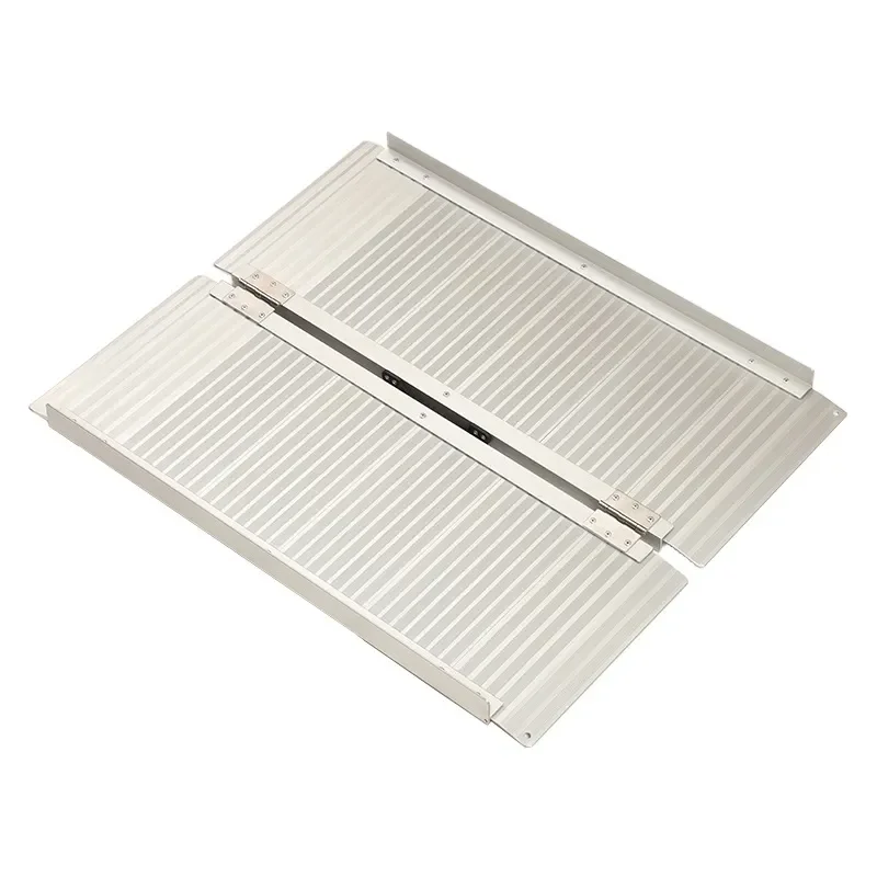 For Wheelchair Aluminum Alloy Ramp Portable Climbing Board Lightweight Durable Non Slip Access Ramp for Home Stairs Steps