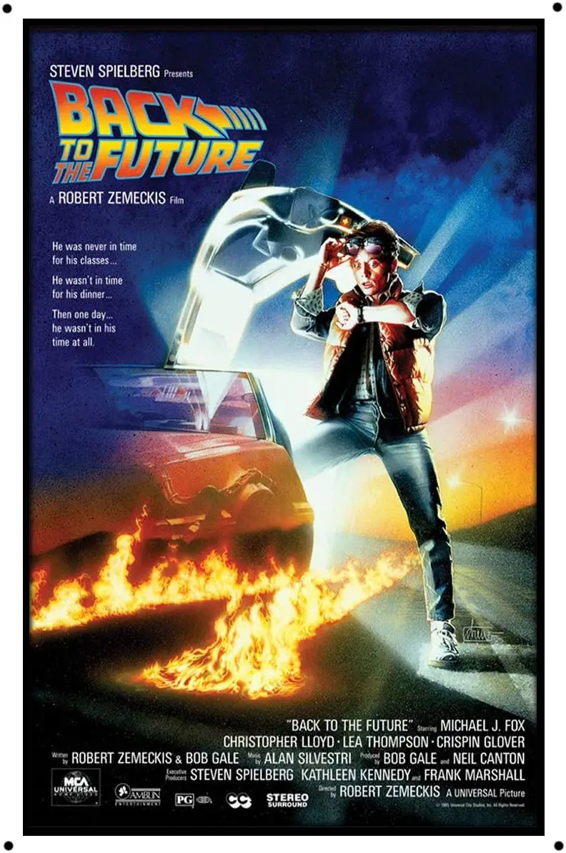 Letrero Metálico Retro HISIMPLE, Póster de Regreso al Futuro
