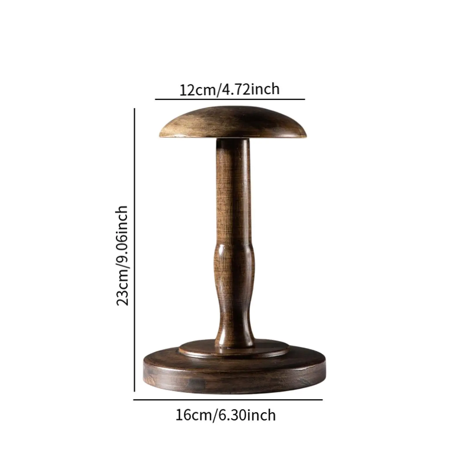 Hat Display Rack Wig Holder Stable Storage Rack Portable Round Pedestal Hat Holder for Various Hats Wig Cowboy Hat Shop Home