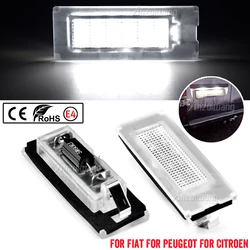 For Peugeot Boxer LED Number License Plate Light Lamp For Fiat Ducato Citroen Jumper Bus Kasten 06-20 Error Free Car Accessories