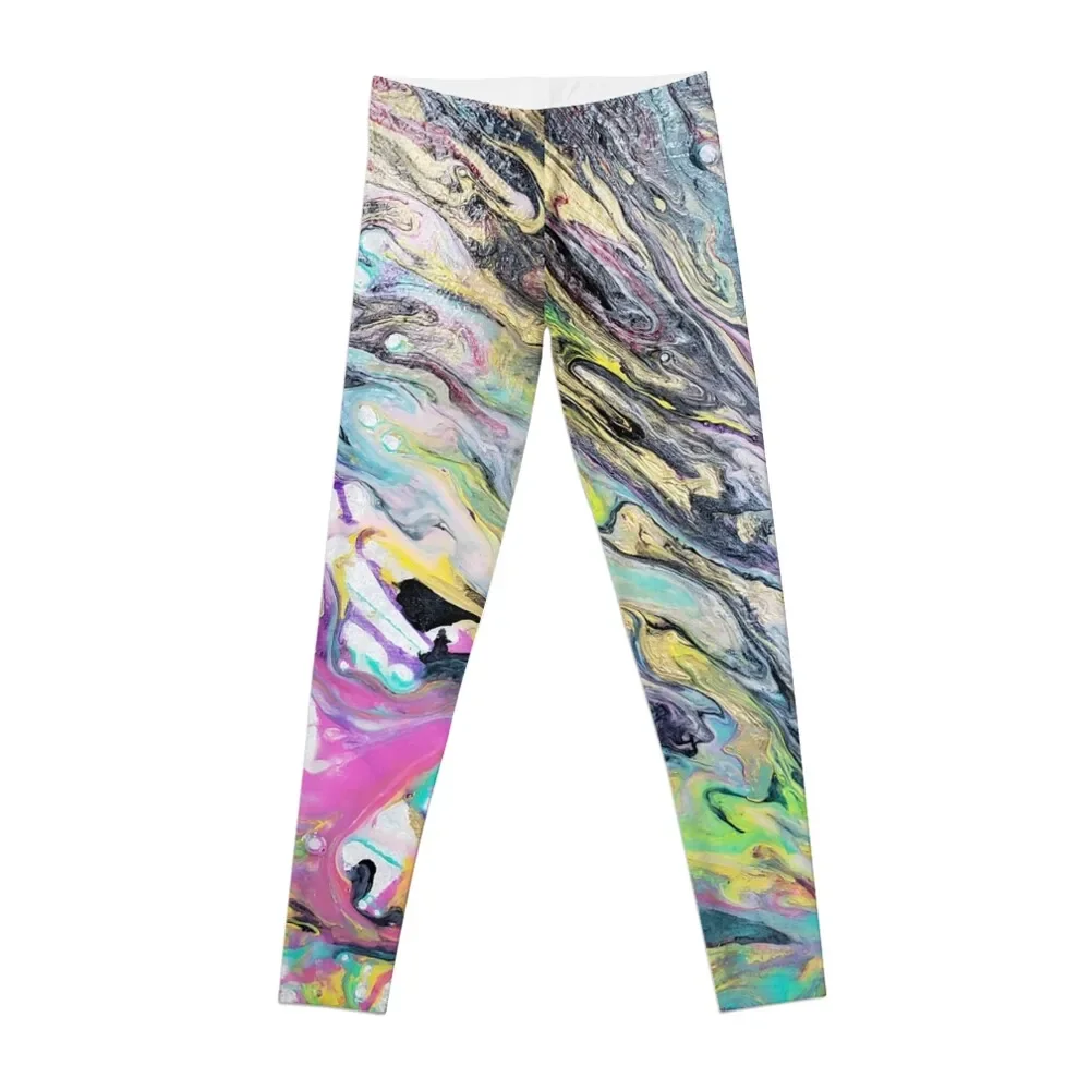 Colorful Splash Art #1 Leggings Training pants gym sportswear woman Women sports Womens Leggings