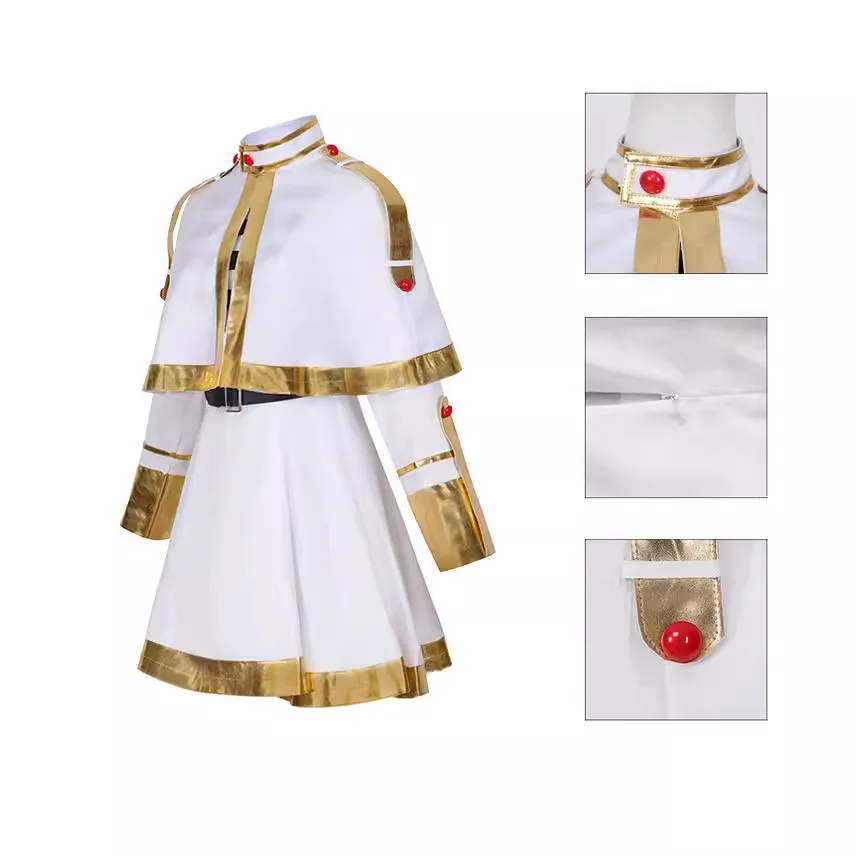 2024 New Hot-sale Women's Cosplay Quadratic Japanese Anime Accurate Reduction Magic Ethereal White Comfortable Brisk Code Cxx160