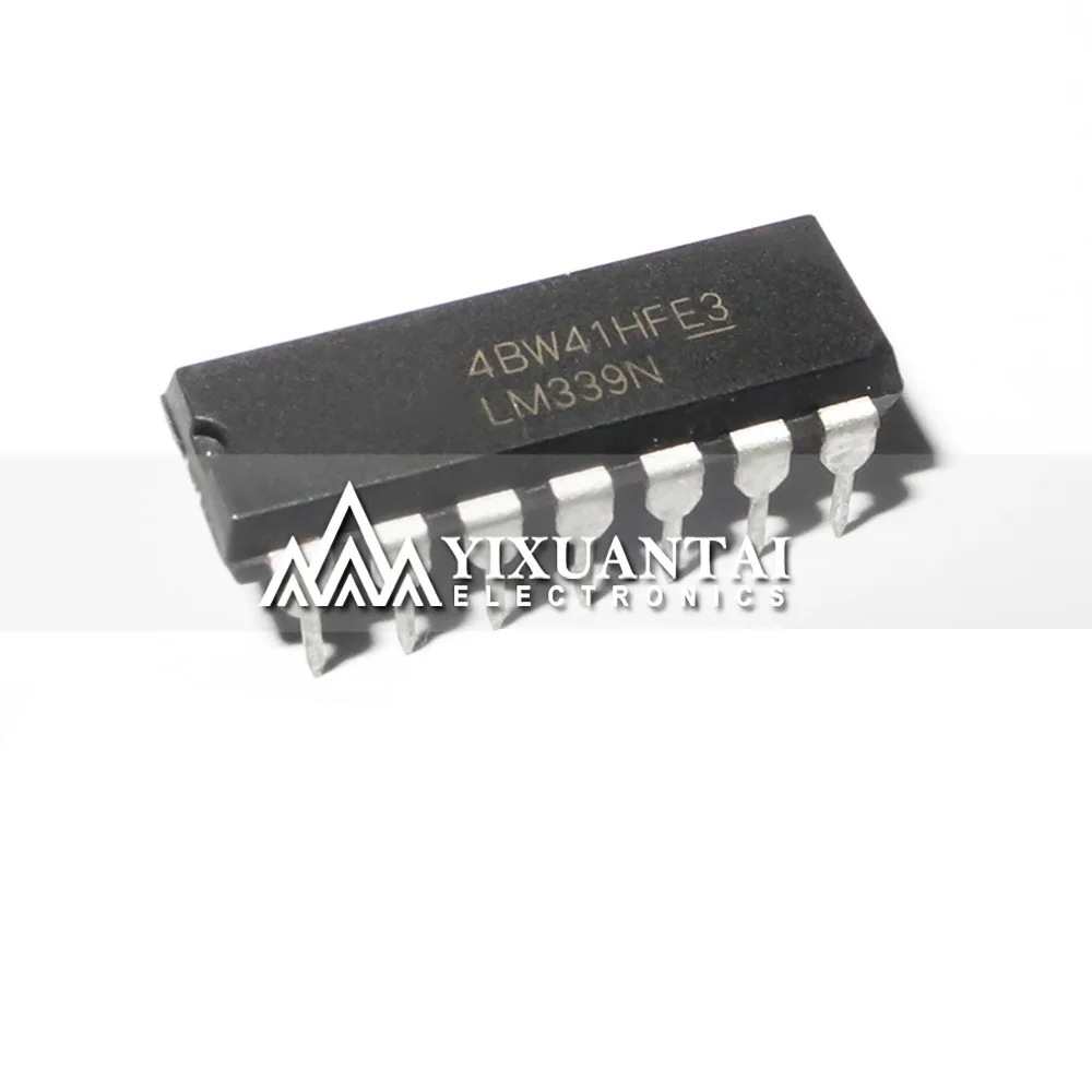 100pcs/Lot   LM339N  IC COMPARATOR 4 DIFF 14DIP  New New Original