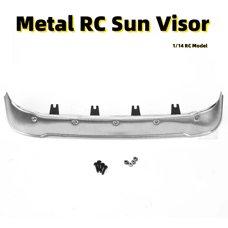 

Солнцезащитный козырек из нержавеющей стали, имитация трактора Tamiya RC Volvo FH16, 1/14 Tamiya, детали игрушек с дистанционным управлением