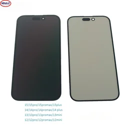 Panel dotykowy Przednia zewnętrzna szklana soczewka + folia OCA + polaryzator Zamiennik dla iPhone 15 14 13 12 pro max promax Szklana osłona LCD