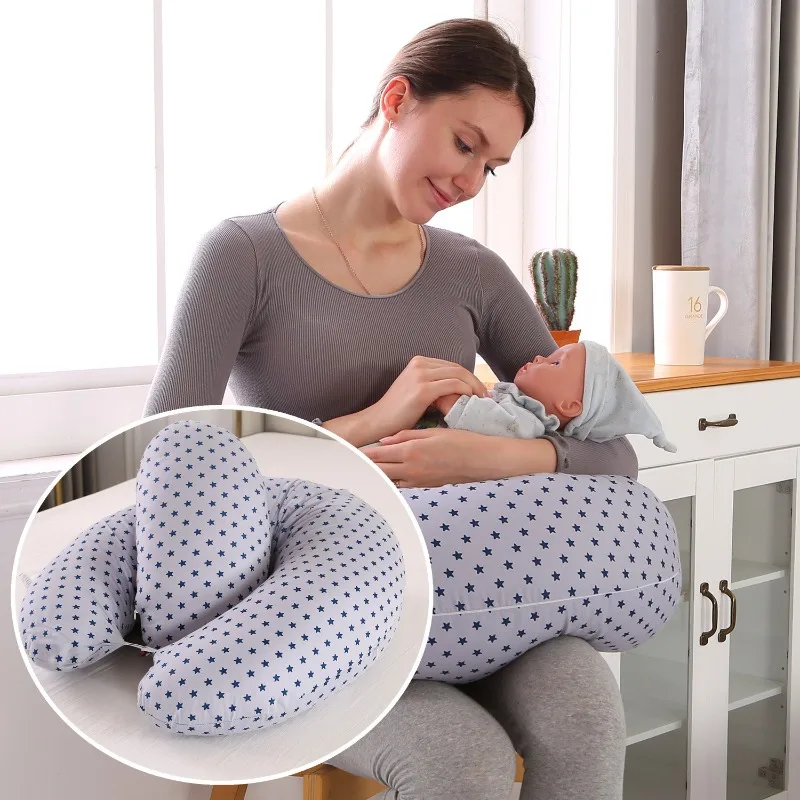 

Multi-functional Pregnant Pillow for Side Sleeping, Breastfeeding and Infant Sitting Support Newborns and Pregnant Moms