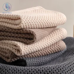 Ultra Soft Absorbent Tea Towel Waffle Weave Cotton Dish Rags Kitchen Dinner Plate Hand Towel Kitchen Accessories Cleaning Tools