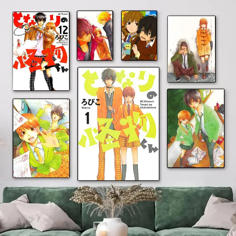 Japanese Manga Anime My Little M-Monster Posters HD Print Vintage Wall Art Decor for Home Study Room