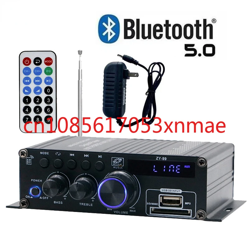 

Hot New Home Car Mini Amplifier Audio Bluetooth Card Radio 12V Digital Power Amplifier