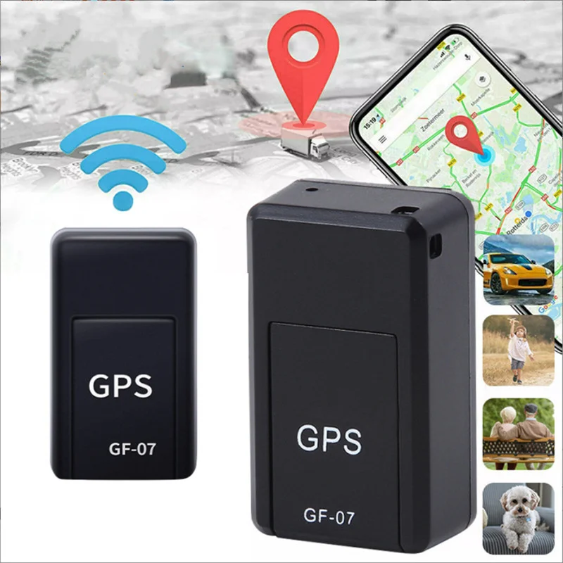 Mini GF-07 GPS Car Tracker Real Time Tracking Anti-Theft Anti-lost Locator Strong Magnetic Mount 2G SIM Message Positioner