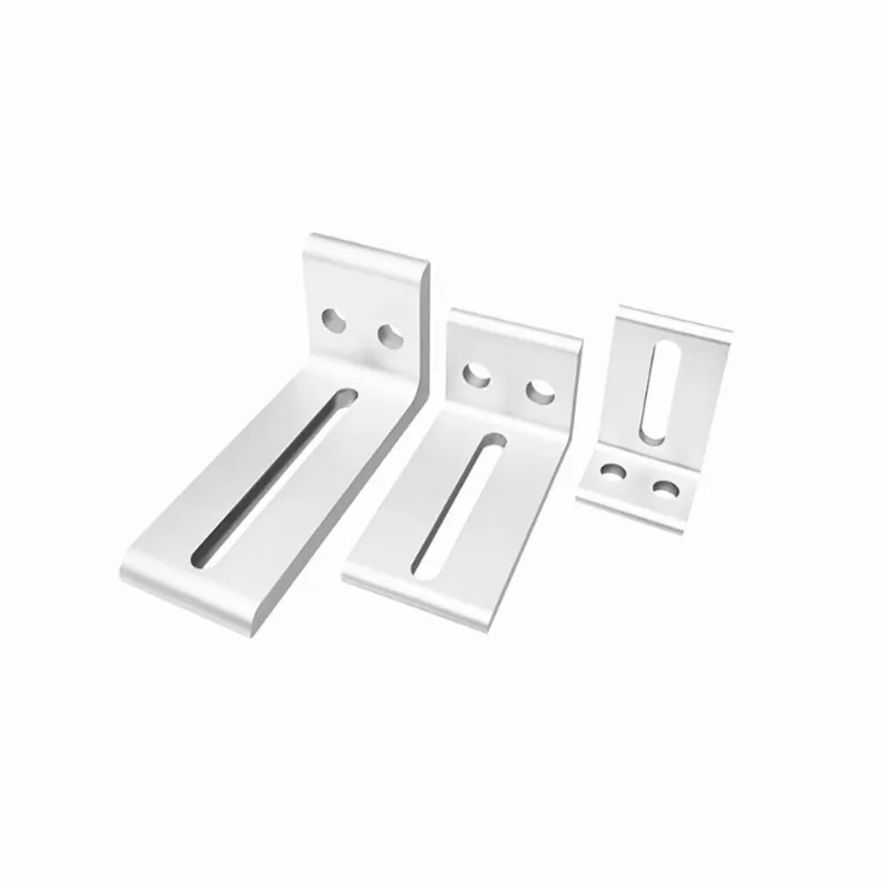 2Pcs   Aluminum Profile Frame Layer Plate Support Brackets 2020 3030 4040S  Outer Side Fixing Parts