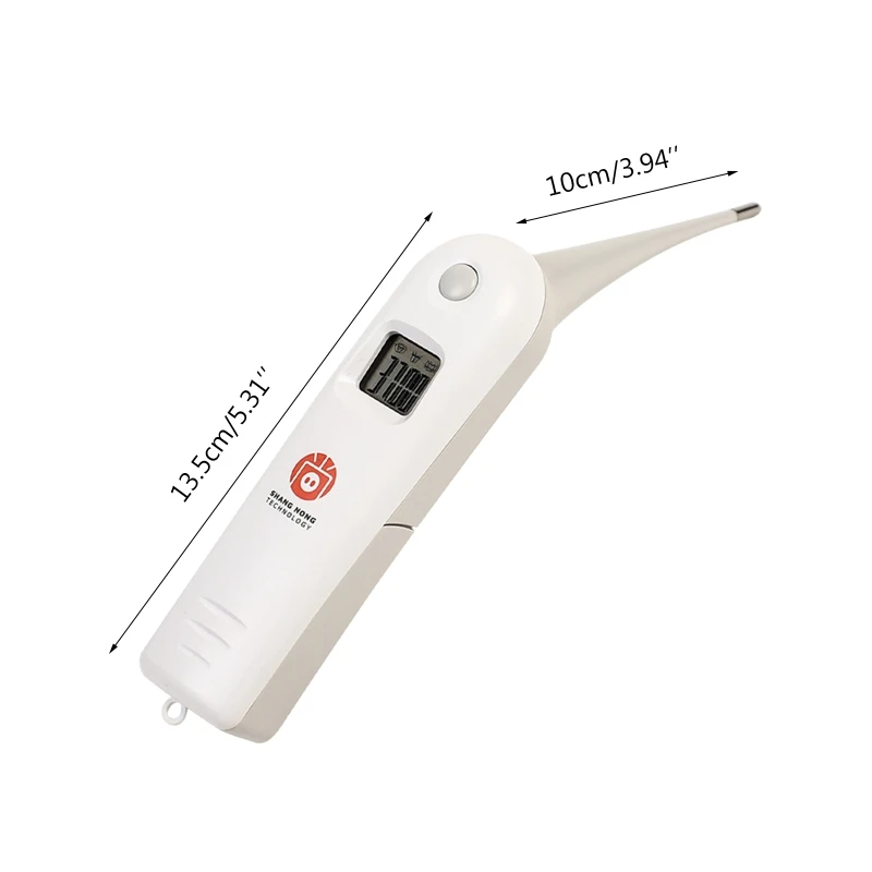 Viehthermometer, digitales Thermometer, schnelles Rektalthermometer für Hunde und Schafe