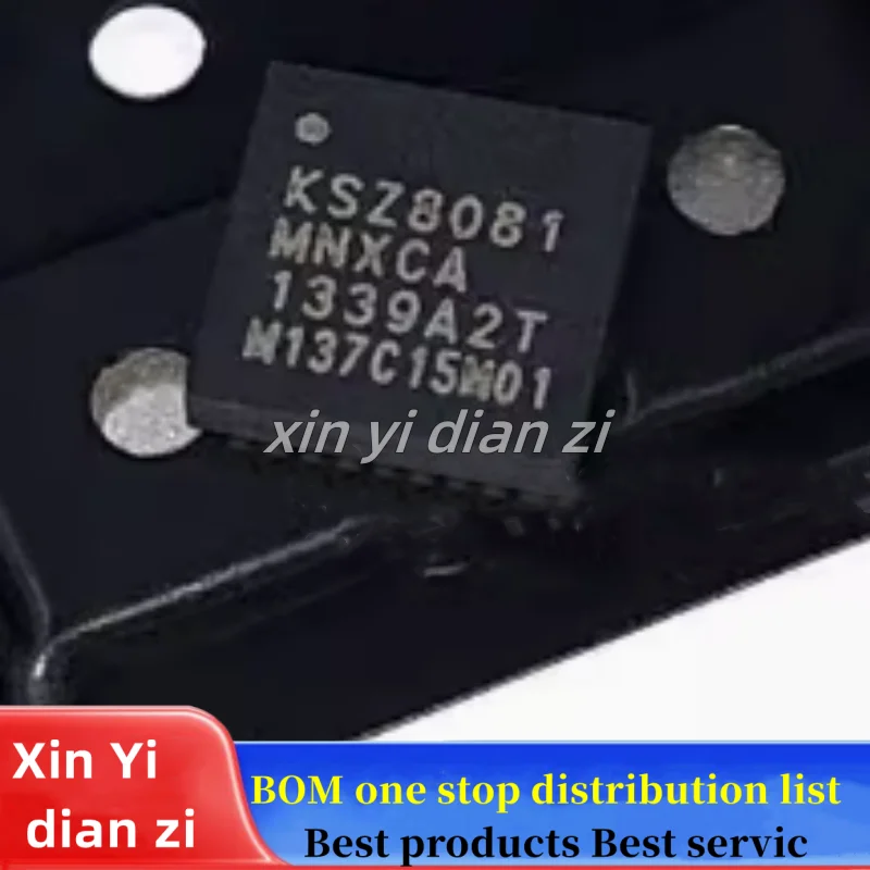 2pcs/lot KSZ8081MNXCA KSZ8081 transceiver QFN ic chips in stock