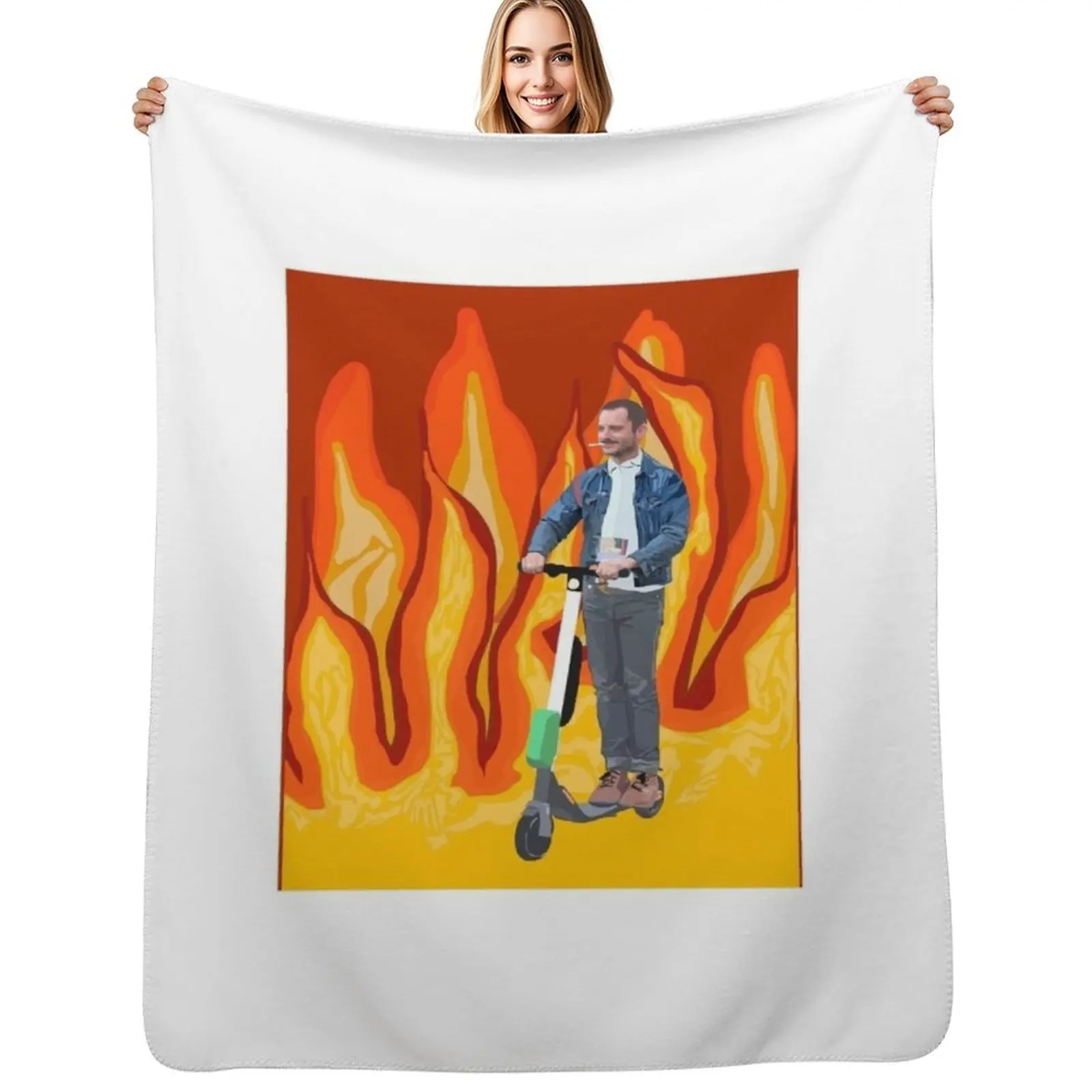 Hell hath no furry like elijah woods Throw Blanket anime Luxury Throw christmas decoration Flannel Luxury Blankets
