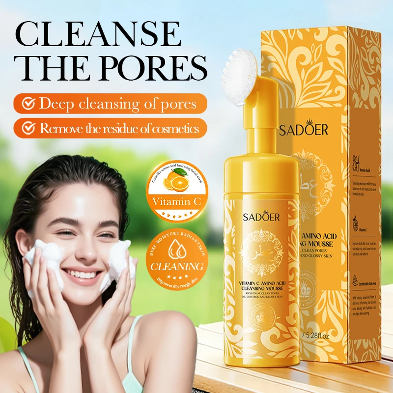 SADOER Vitamin C Facial Cleans - Skincare Bioaqua ulasan dan harga