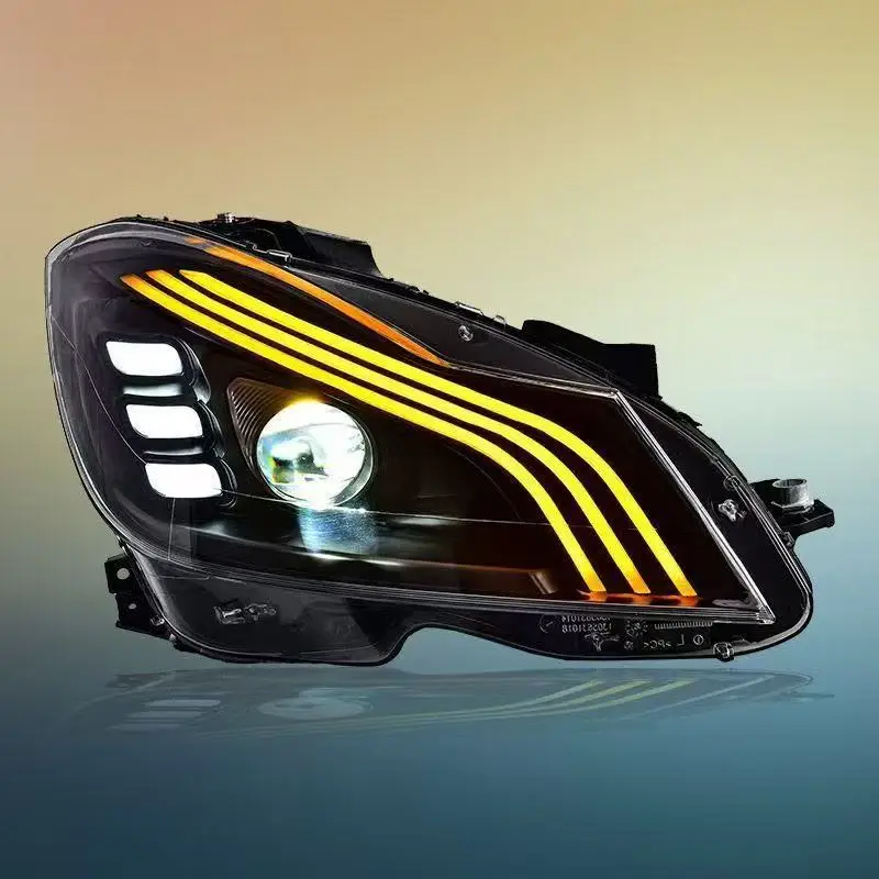 

Suitable for C-Class 12V W204 2011-2014 C180 LED headlights, brand new LED modified headlight assembly