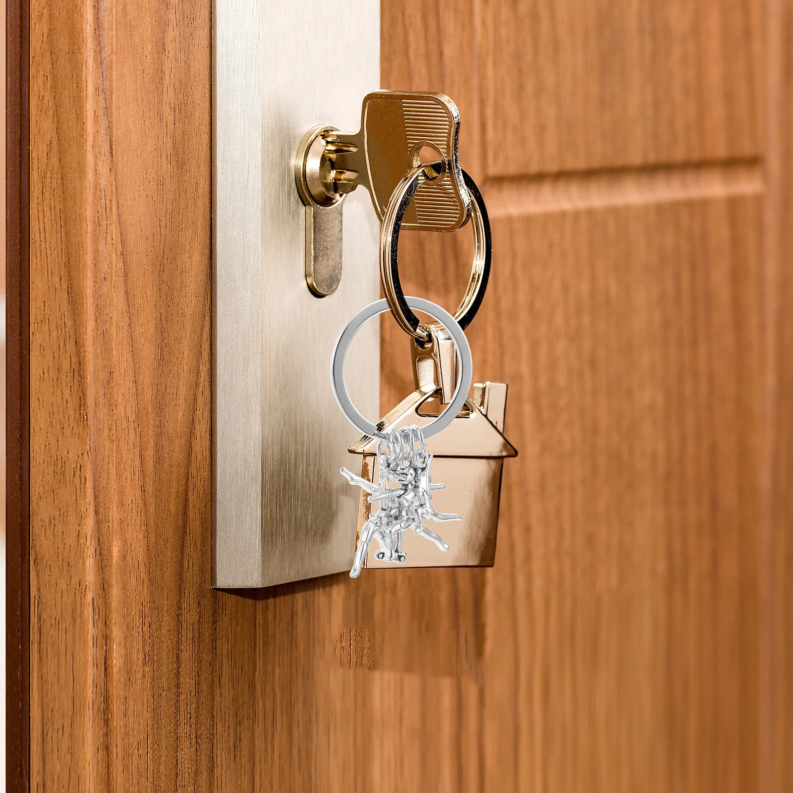 الجمباز المفاتيح قلادة سبائك الزنك لطيف الملحقات للرياضيين عشاق الرياضة المفاتيح حلية سحرية #2