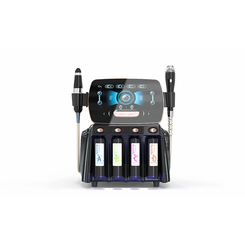 Smart Library Beauty Oxygen Jet Facial Device Machine Home Use Multifunctional Small Bubble Dermabrasion Machine