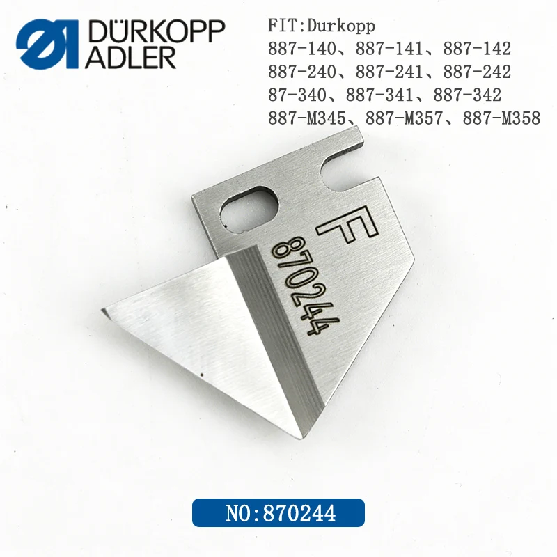 sewing accessories sewing tool Durkopp Adler 887 Upper Knife#870244 FIT 887-140、887-142 887-240、887-241、887 -242 887-M345