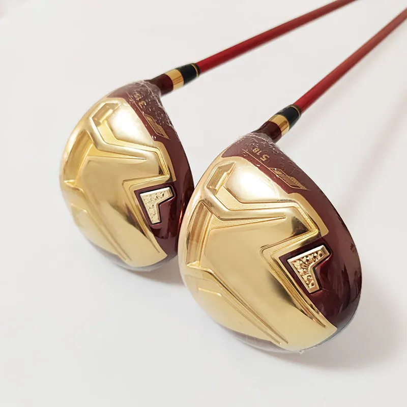 08 5 Star Golf Fairway Wood Clubs 3, 5, R, S, SR Flex with Graphite Shaft And Headcover Grips