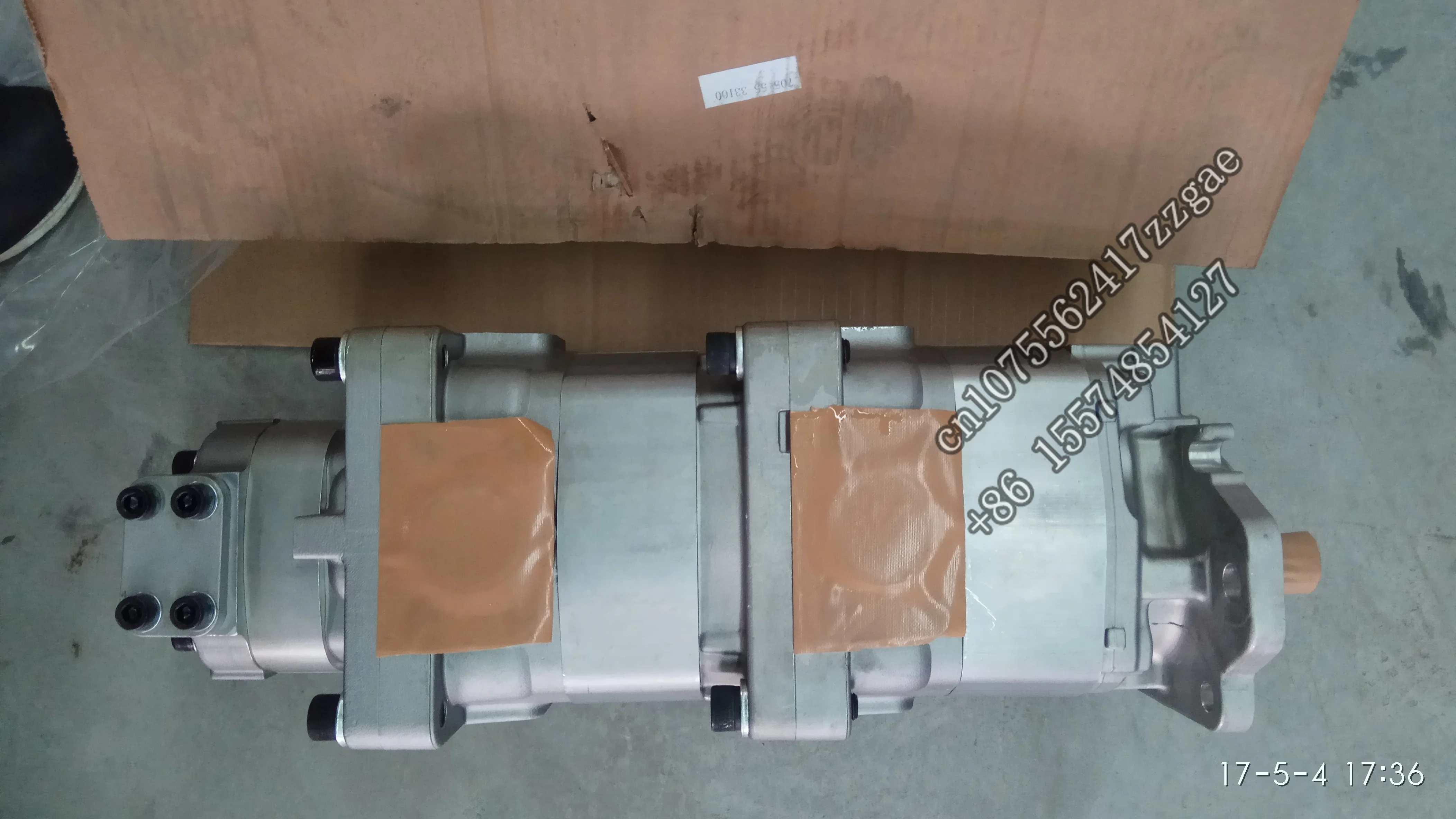 factory Direct selling  hydraulic gear pump ass'y 705-55-34110 for WA300-1wheel loader spare part and one year warranty