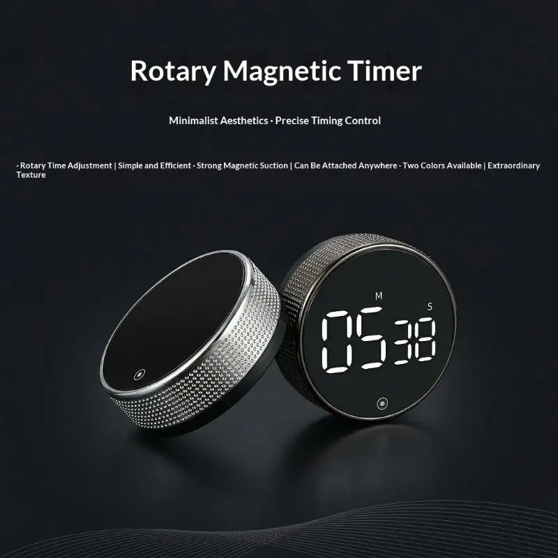 Magnetic Kitchen Timer Digital Timer Manual Countdown Rotary Timer Mechanical Cooking Timer Cooking Shower Stopwatch