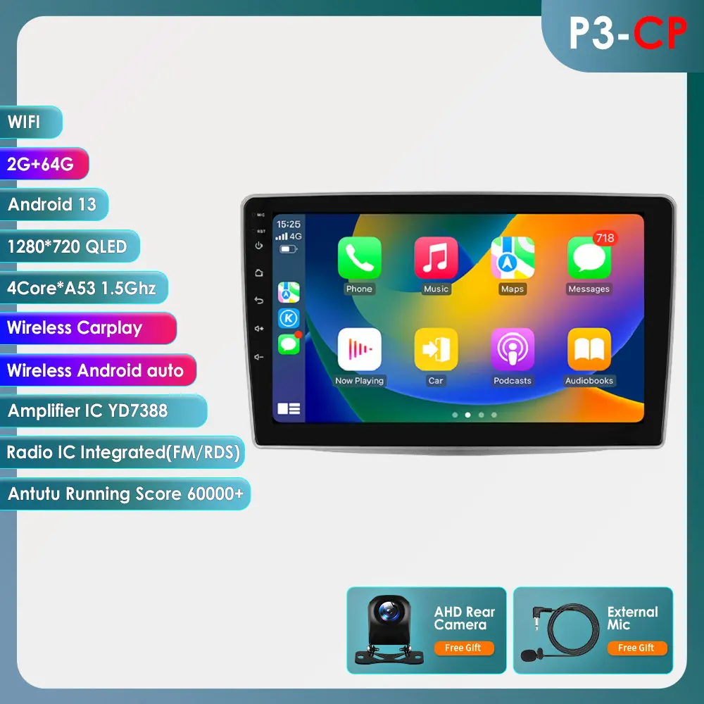 Android Auto Multimedia Speler voor Alfa Romeo MiTo 955 2008-2016 Autoradio Intelligente Carplay GPS Door Snapdragon 6115