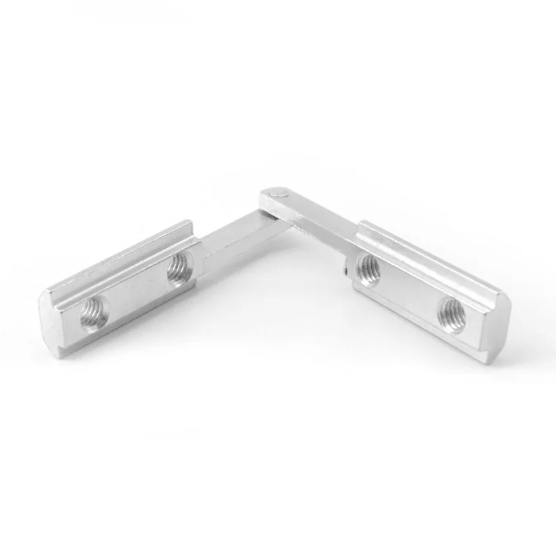 4 stücke 2020 Aluminium Connector Bracket Verschluss Mit M5 Schraube Für 20serie EU Standard Aluminium Profil Gerade Linie Stecker