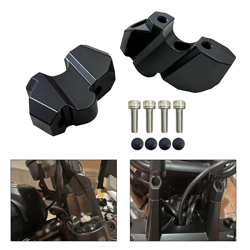 For Sportster S 1250 RH1250S 2021-2023 Handlebar Risers Up Motorcycle Clamp Mount Handle Bar Riser Move Back Parts