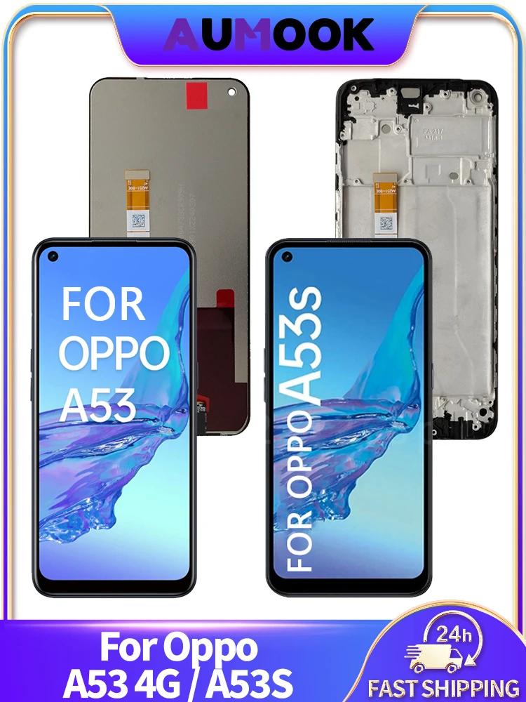 6.5 "IPS wyświetlacz LCD dla Oppo A53 4G A53s ekran dotykowy Digitizer zgromadzenie z ramką CPH2127 CPH2131 CPH2139 CPH2135 część naprawcza — zdjęcie produktu 7
