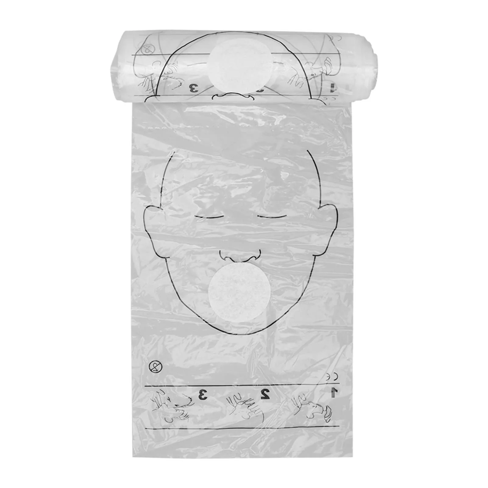 1 Roll Cardiopulmonary Resuscitation Barrier Disposable Face Shield for emergency Use