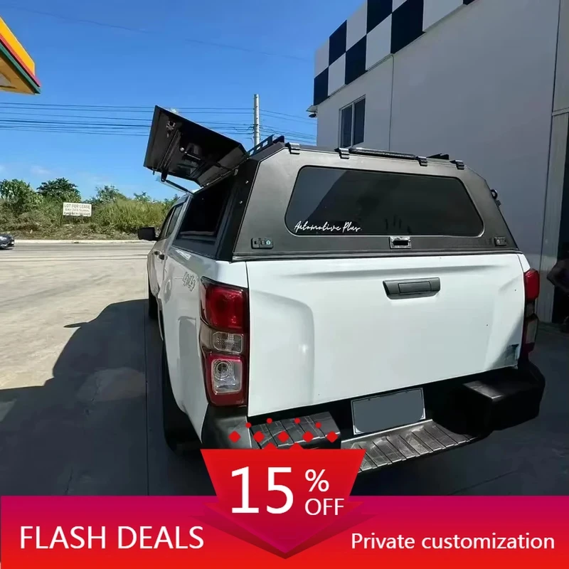 

Customized Aluminum 4x4 Pickup Truck Canopy for Isuzu D-max Leakproof -rusted Anto Accessories Hardtop Cover