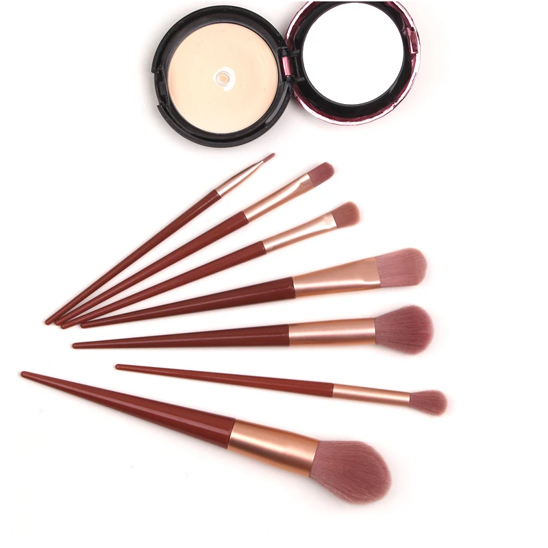 5/7 PCS Portable Makeup Brushes Set Cosmetic Powder Eye Shadow Foundation Blush Blending Concealer Beauty Make Up Tool Brushes