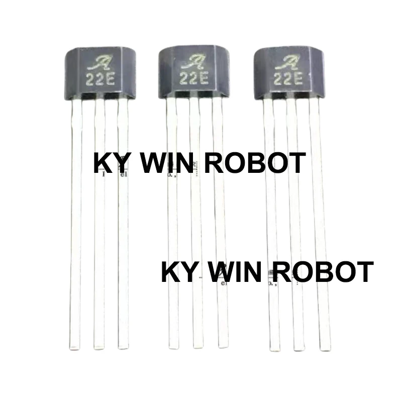

1PCS/LOTS A22E Linear Hall Sensor A1322EUA-T Silk Screen 22E Hall Element SIP-3 Straight Plug