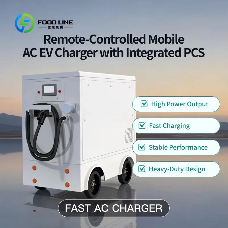 Customized 106kWh Remote‑Controlled Mobile EV Charging Station CCS/GB/Type1/Type2 Multi‑Interfaces Pure Sine Wave