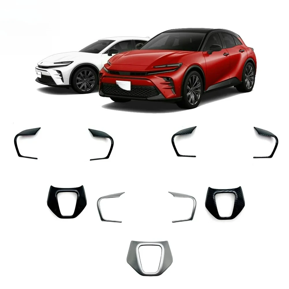 For Toyota CROWN SPORT 2024 2025 2026 ABS Car Steering Wheel Button Panel Cover Trim Stickers Decoration Accessories